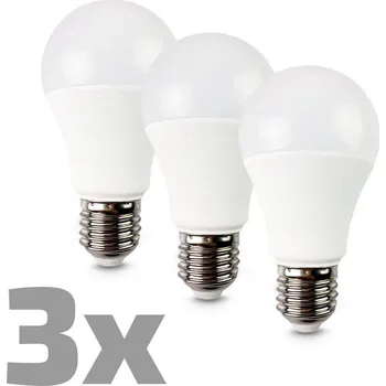 Žárovka LED zdroj, A60, 8,5W, E27, 3000K, 806lm, 3pack EURAKLES WZ0015