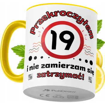 Hrnek Polidraw Hrnek Polidraw Narozeniny19 keramika 330 ml