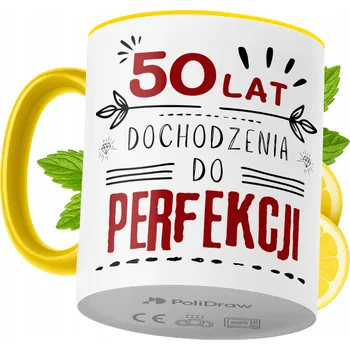 Hrnek Polidraw Hrnek Polidraw Narozeniny50 keramika 330 ml