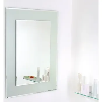 Zrcadlo Amirro Zrcadlo s fazetou Snowqueen 60x80 cm šedá 711-447