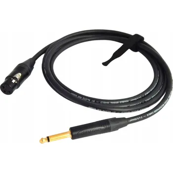 Audio kabel XLR kabel - jack 6,3 mm Electric Sound XLR ŻEŃSKI NEUTRIK KLOTZ MC5000 JACK MONO 5m 5 m
