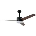 IMMAX NEO LITE VARIABLE SMART LED stropní svítidlo s ventilátorem 24W, Wi-Fi, TUYA, černo-hnědo-stříbrné