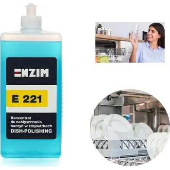 Mycí prostředek Enzim E221 Koncentrát pro leštění nádobí do myčky