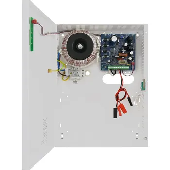 Záložní zdroj PULSAR AWZG2-24V2A-B Zálohovaný napájecí zdroj 27,6V/2A v kovovém krytu s prostorem pro 2x7Ah akumulátor, shoda s EN5013