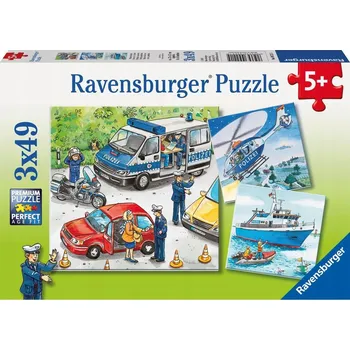 Puzzle Ravensburger 49 dílků Puzzle ravensburger 3*49 dílků