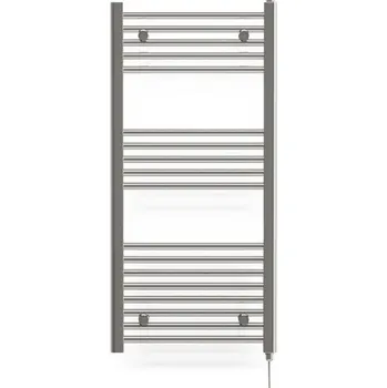 Radiátor EBS EBS LEO G50100SCR Radiátor elektrický 50x100 cm, tyč S vpravo, chrom HLE1000500CHLEPSR