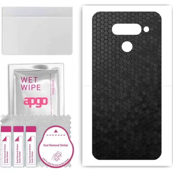 Pouzdro na mobilní telefon Zadní Fólie pro LG Q60 - barva Medová Plástev