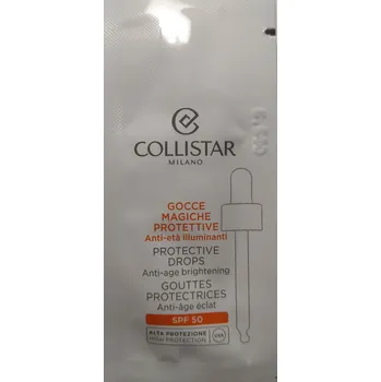 Přípravek na opalování Collistar Ochranné kapky SPF 50 fluid 1 ml