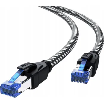 Síťový kabel Patchcord Primewire S/FTP 8.1 RJ45 / RJ45 20 m černý