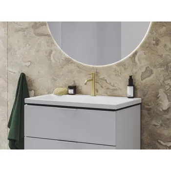 Vodovodní baterie Ravak ES 012.60GLB Umyvadlová stojánková baterie 190 mm bez výpusti, Gold Brushed