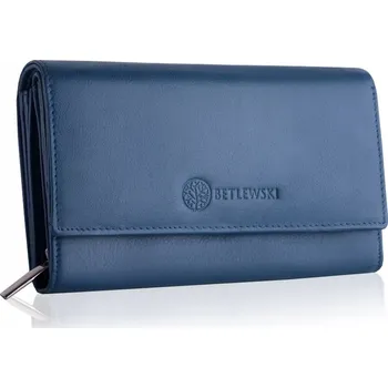 Betlewski dámská peněženka z pravé kůže – modrá