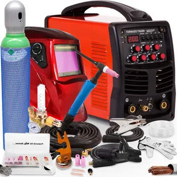 Svářečka INVERTOROVÁ SVAŘEČKA WELDMAN TORNADO 200 TIG AC DC PULS MMA 200A