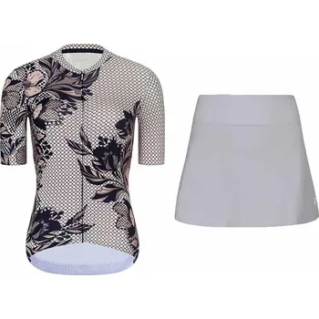 cyklistický dres RIVANELLE BAROC - černá/šedá