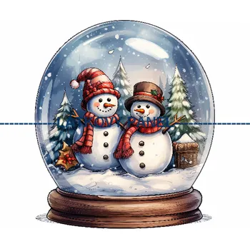 Látkový panel - Zimní těžítko - ZIM-72 Velikost: 40x40cm, Materiál: Kočárkovina