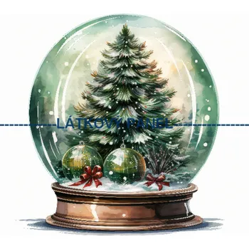 Látkový panel - Zimní těžítko - ZIM-69 Velikost: 20x20cm, Materiál: Kočárkovina