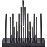 Emos DCAW04 LED svícen 1,2W | 20LED | 3xAA | 2700K | IP20 - časovač, teplá bílá, černá + K nákupu nad 3000 Kč dárek zdarma