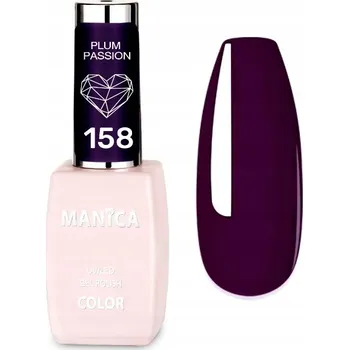 Lak na nehty Manica Hybridní lak - Plum Passion 158 10 ml