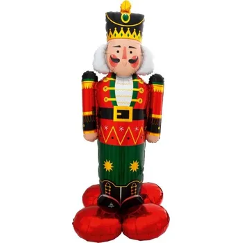 Party dekorace AirLoonz - stojící obří balónek Louskáček 154 cm