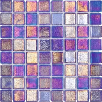 SKLENĚNÁ MOZAIKA, OBKLAD S DUHOVÝM EFEKTEM