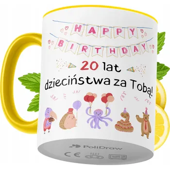 Hrnek Polidraw Hrnek Polidraw Narozeniny20 keramika 330 ml