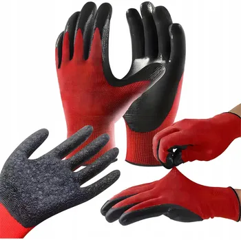 Pracovní rukavice 12x Pracovní Rukavice Ochranné Zahradní Prodyšné do Zahrady Dílenské