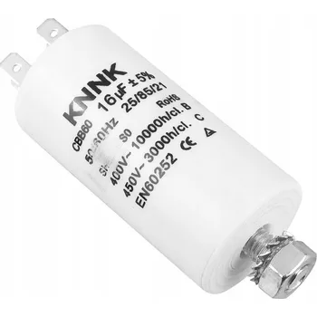 Kondenzátor Motorový kondenzátor Kemot Kond16uF 16 μF 450 V