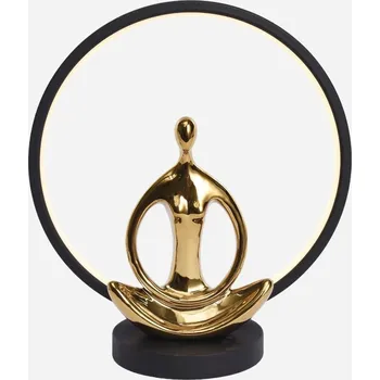 Lampička Zuma Line Yoga noční lampička 1x4 W černá-zlatá ED81F134U