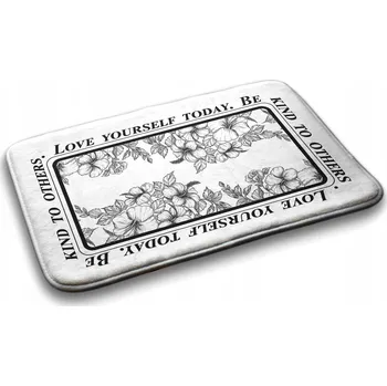 Koupelnová předložka Koupelnová předložka Koberec Měkký Květiny