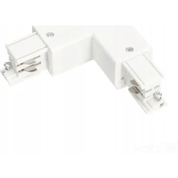 IP kamera Bílá rohová spojka pro 3fázovou LED lištu