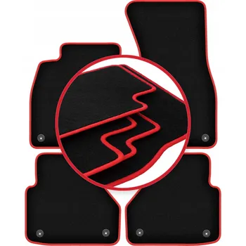 autokoberec Velurové autokoberce Wielganizator, sada 4 kusů