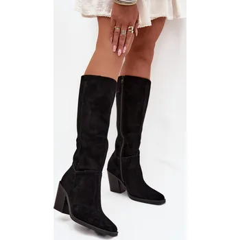 Dámské kozačky Kozačky na podpatku model 216797 Step in style 39