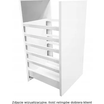 Koš na prádlo Koš na prádlo HAFELE hloubka 300 mm, Bílý