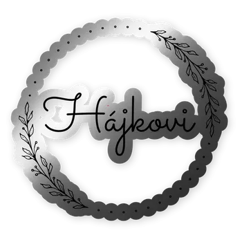 Domovní cedule Cedulka na dveře | Kulatá | věnec (1)