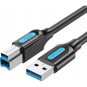Datový kabel Kabel Vention COOBI USB 3.0 na USB-B 3 m černý