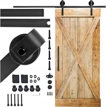 Systém pro posuvné dveře na stěnu 100 cm WDB 2 m