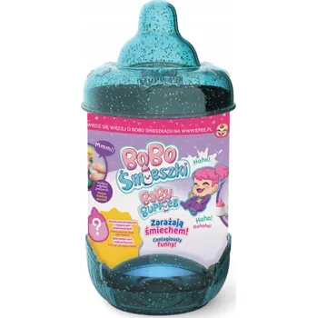 Panenka BOBO směšná panenka v lahvičce modrá EPPE Epee Bobasy