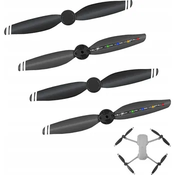 Dron ZHITING Tiché Vrtule pro Dron Mavic Air 2 Barevné LED Sada 2 Páry