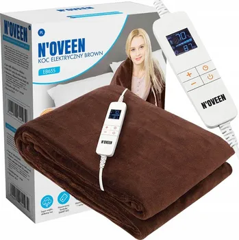 deka Noveen Elektrická deka EB655 Brown super měkká 180 x 130 cm