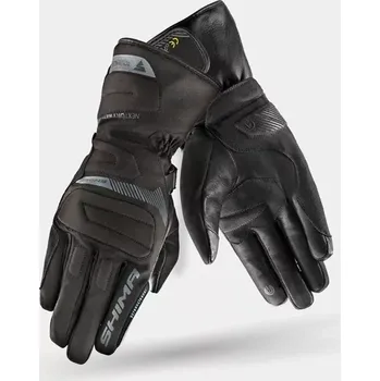 Moto rukavice Rukavice na motorku Shima Touring Dry černé, zateplené membránové