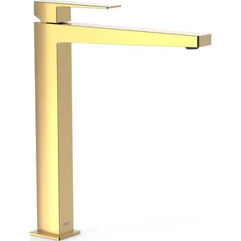Vodovodní baterie Stojánková umyvadlová baterie Tres Slim zlatá