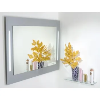 Zrcadlo Amirro Zrcadlo s osvětlením Pharos 110x80 cm šedá 900-759