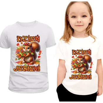 Dětské tričko bílé Podzimní den velikost 110/116