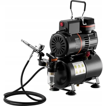 Stříkací pistole VEVOR Sada stříkací pistole se 2 tryskami pro modelářství