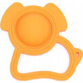 Hračka pro kojence Kousátko na zuby Pejsek Pop It - silikonové, pro děti, 3 m+, GiliGums