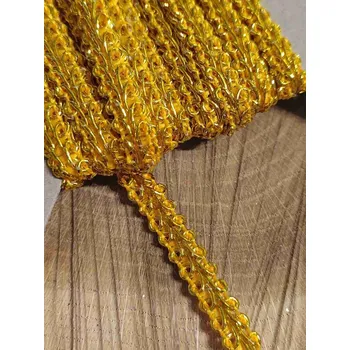 Krajka Leonský prýmek 7 mm barva zlatá