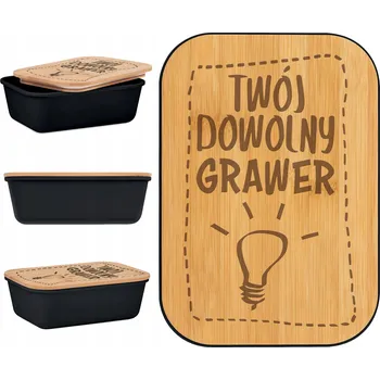 Svačinový box LUNCHBOX SVAČINOVÝ BOX DO ŠKOLY PRÁCE PERSONALIZOVANÁ