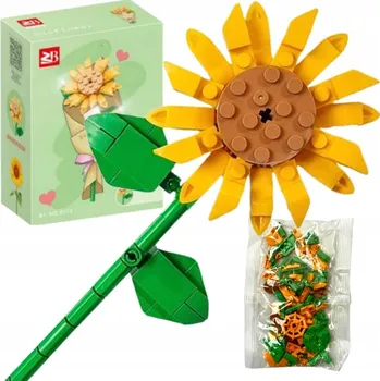 ostatní stavebnice STAVEBNICE KVĚTINY STAVEBNÍ KOSTKY SLUNEČNICE 89 DÍLKŮ DÁREK