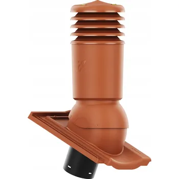 Vrták Větrací komín IZOLOVANÝ 125 HiVent CREATON CANTUS PŘÍRODNÍ ČERVENÁ