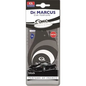 Vůně do auta Dr. Marcus Sonic BLACK, vůně do auta, závěska