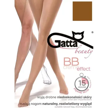 Dámské punčochy Gatta BB Creme Effect barva:zlatá 3-M